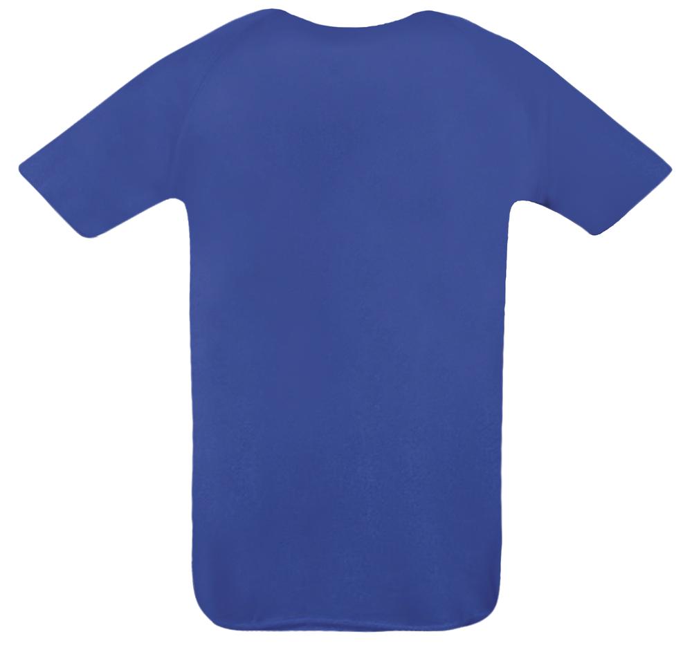 Футболка унисекс Sporty 140 ярко-синяя, размер XXL
