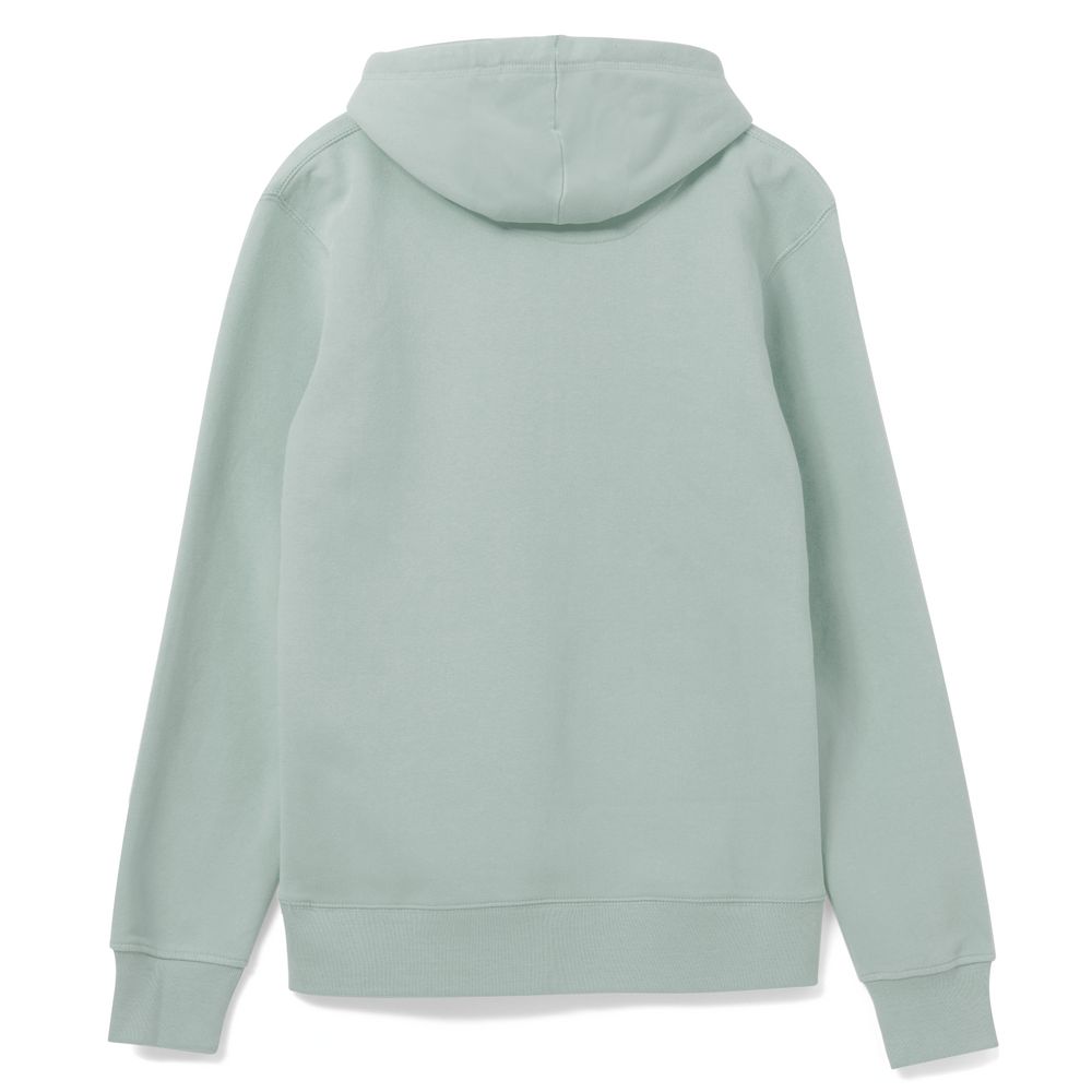 Толстовка с капюшоном унисекс Hoodie, серо-зеленая, размер XS
