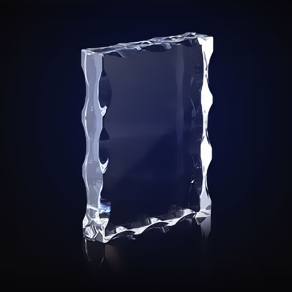 Кристалл из стекла 120х90х30мм. SH7