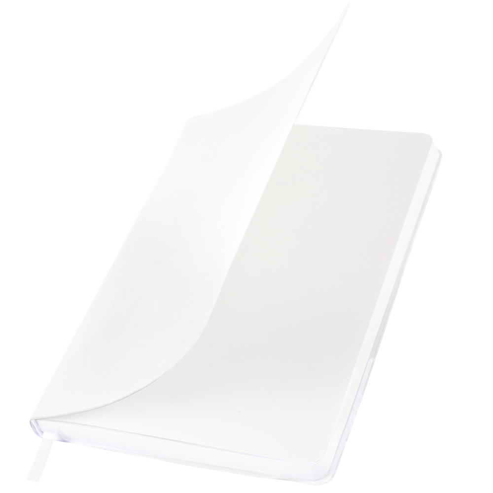 Ежедневник A5 недатированный Dante в мягком переплёте софт-тач, белый