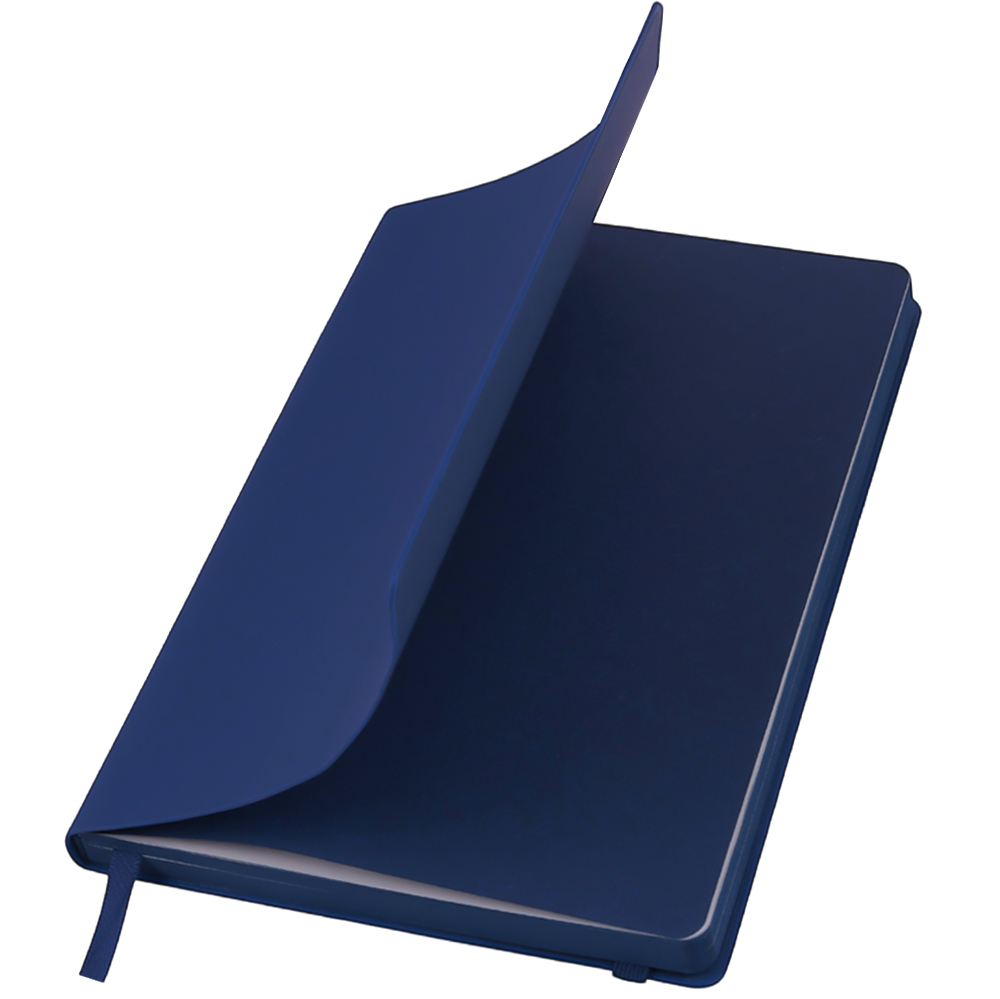 Ежедневник A5 недатированный Dante в мягком переплёте софт-тач, синий