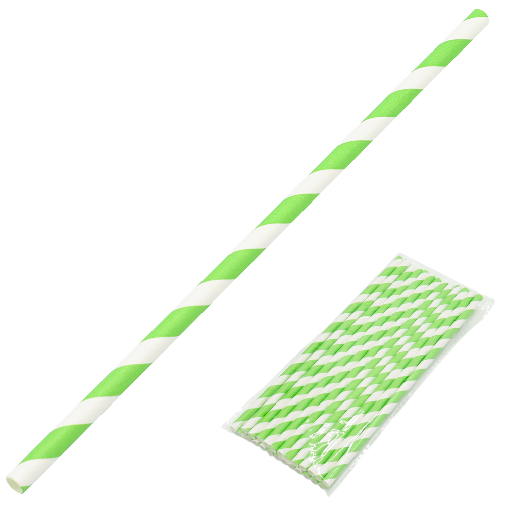 Набор цветных бумажных трубочек , размер 197*6 мм (50 шт)