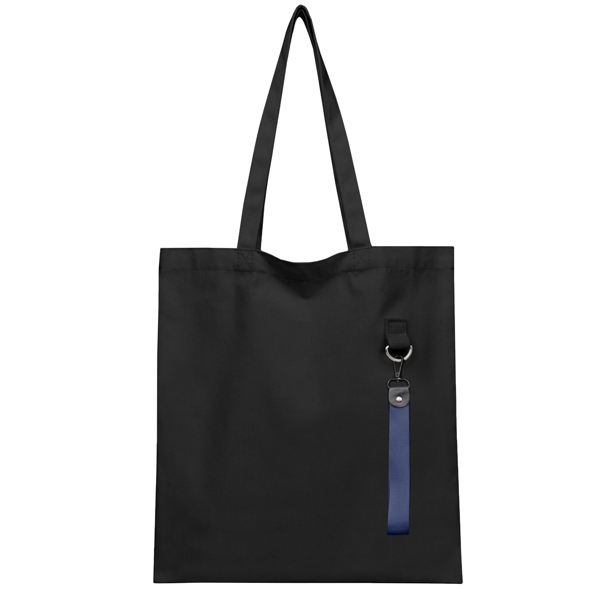 Сумка для покупок LUMISSA 325 г/м? с ремувкой, чёрный/тёмно-синий