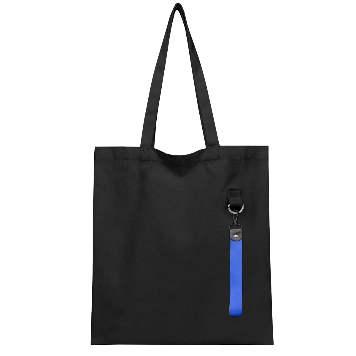 Сумка для покупок LUMISSA 325 г/м? с ремувкой, чёрный/синий
