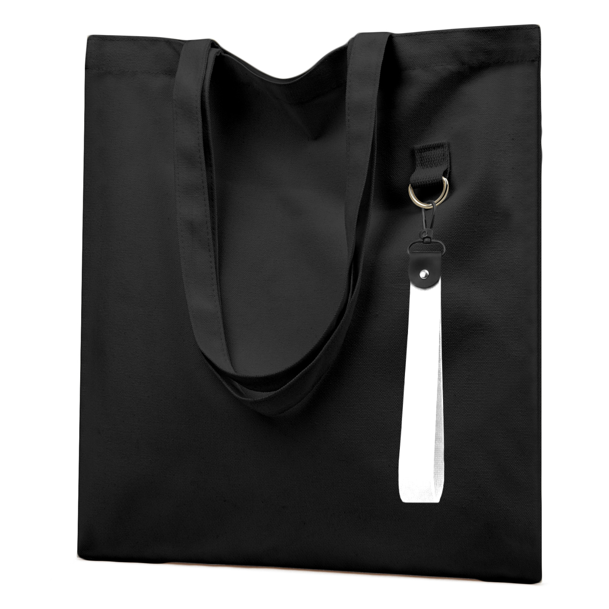 Сумка для покупок LUMISSA 325 г/м? с ремувкой, чёрный/белый