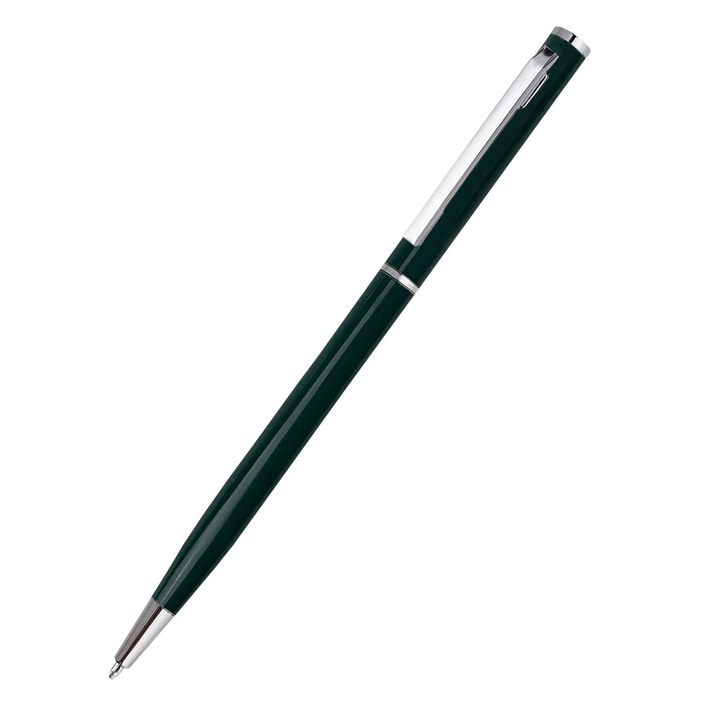 Ручка металлическая Альдора, изумрудный