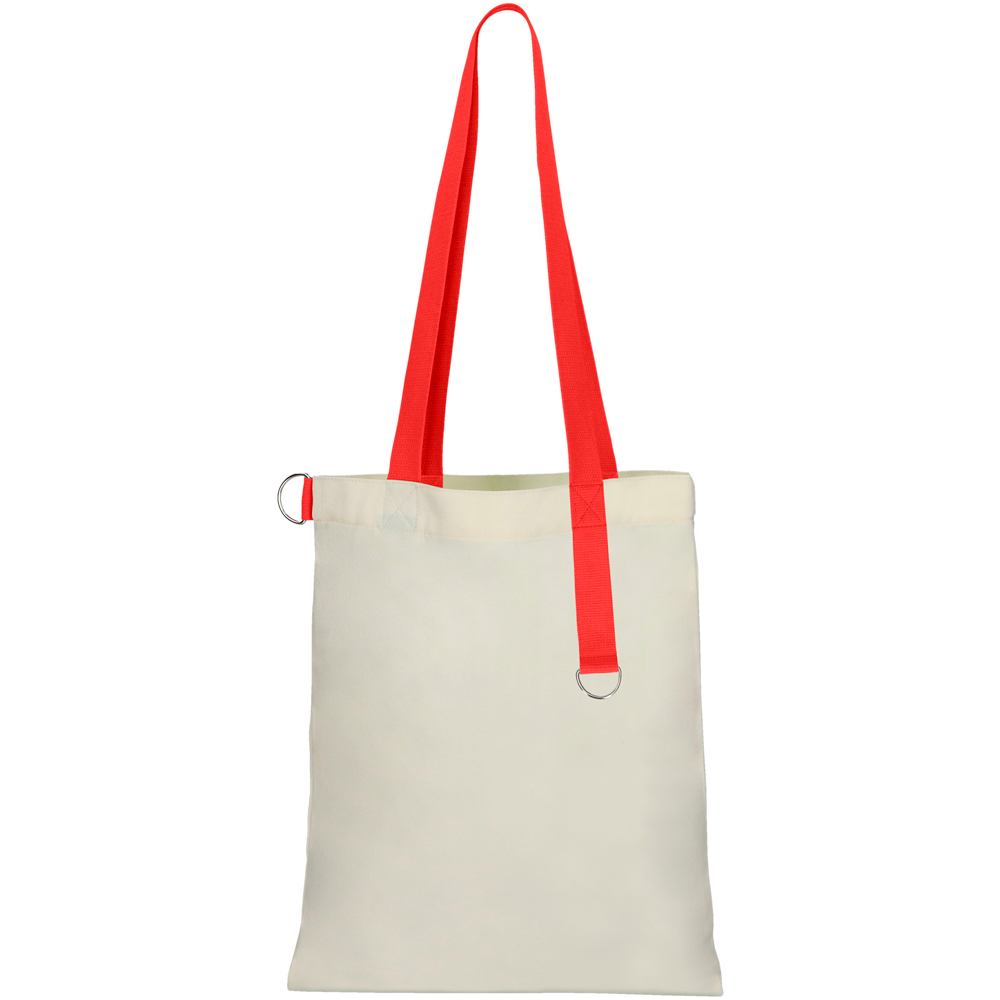 Сумка для покупок White GLOW 325 г/м?, красная