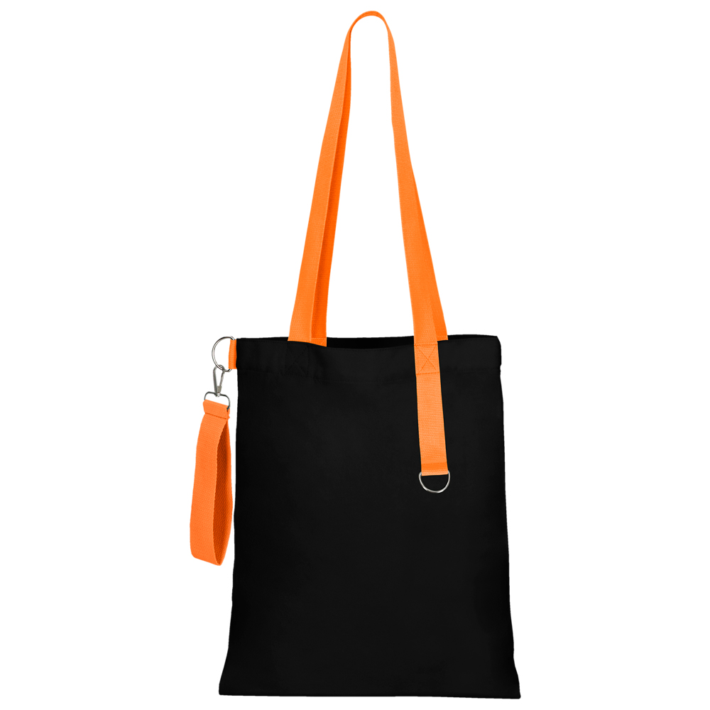 Сумка для покупок Black GLOW 325 г/м? с ремувкой, оранжевая