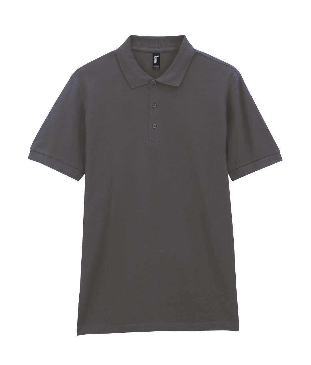 Футболка поло PREMIUM COTTON ADULT DOUBLE PIQUE, ГРАФИТОВЫЙ M