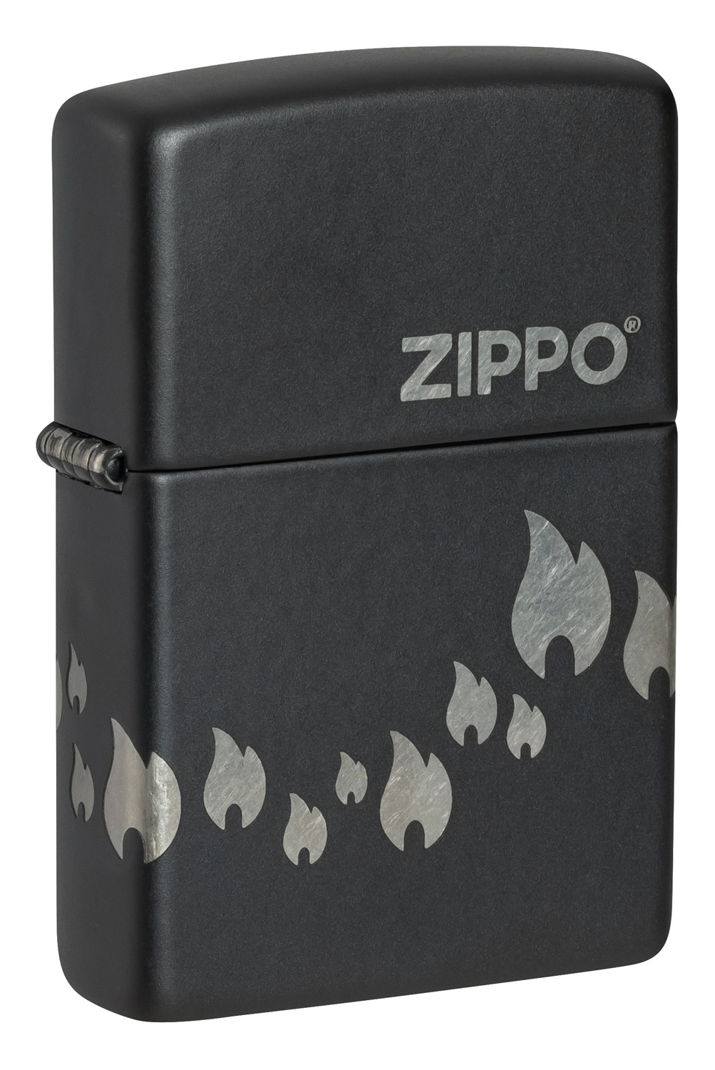 Зажигалка ZIPPO Classic с покрытием Black Matte, латунь/сталь, черная, матовая, 38x13x57 мм