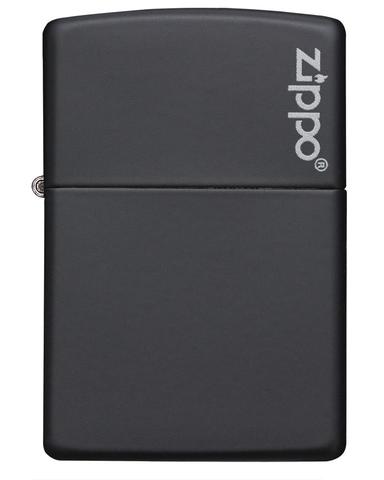 Зажигалка ZIPPO Classic с покрытием Black Matte, латунь/сталь, чёрная, матовая, 38x13x57мм