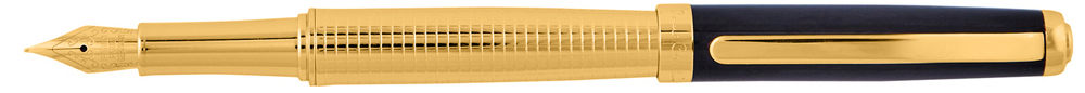 Ручка перьевая Pierre Cardin GOLDEN. Цвет - золотистый и черный. Упаковка B-1