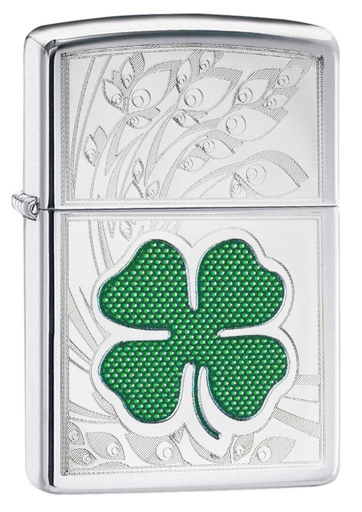 Зажигалка ZIPPO Classic с покрытием High Polish Chrome, латунь/сталь, серебристая, 38x13x57 мм