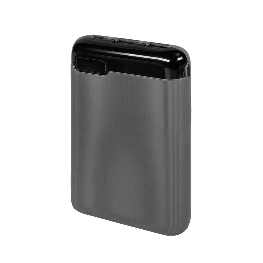 Универсальный аккумулятор Num 5 (5000 мАч), серый, 10,2х6.3х1,2 см