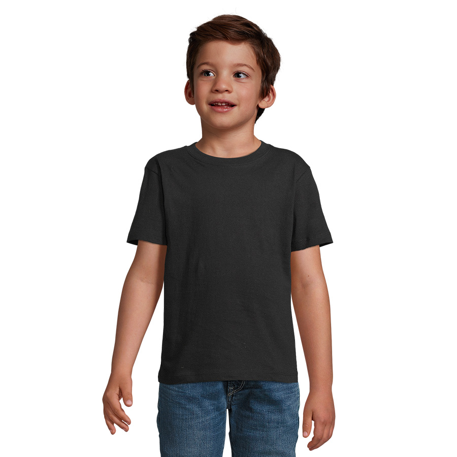 Футболка IMPERIAL KIDS 08А черный 100% хлопок 190г/м2