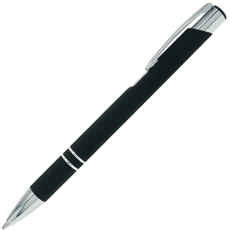 Ручка шариковая Legend Soft Touch Requis, черная