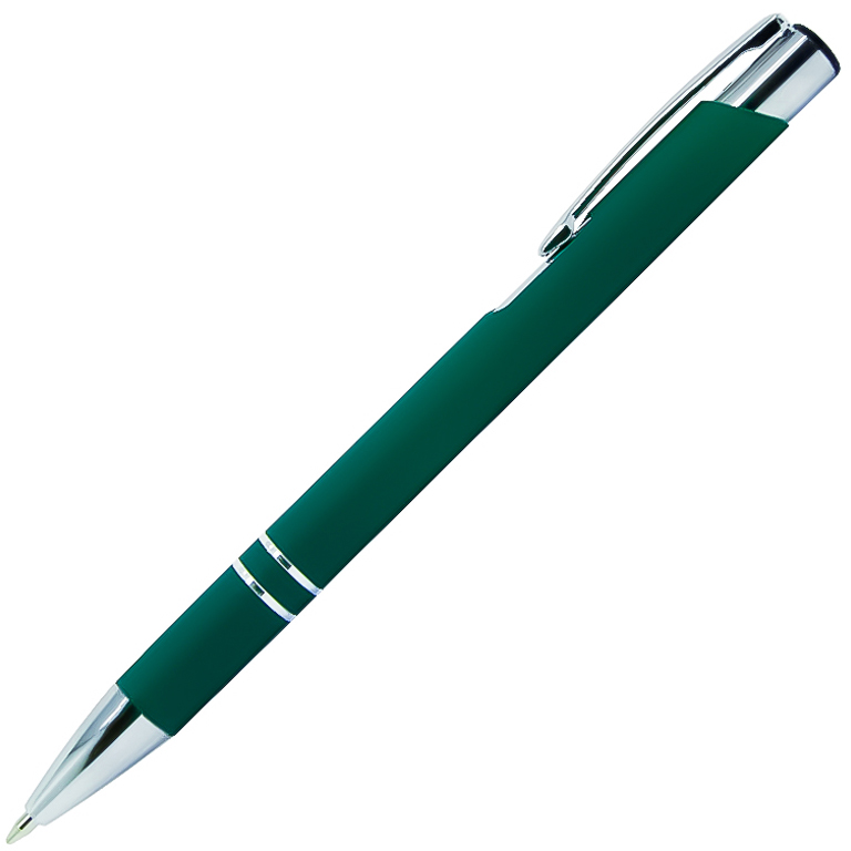 Ручка шариковая Legend Soft Touch Requis, зеленая