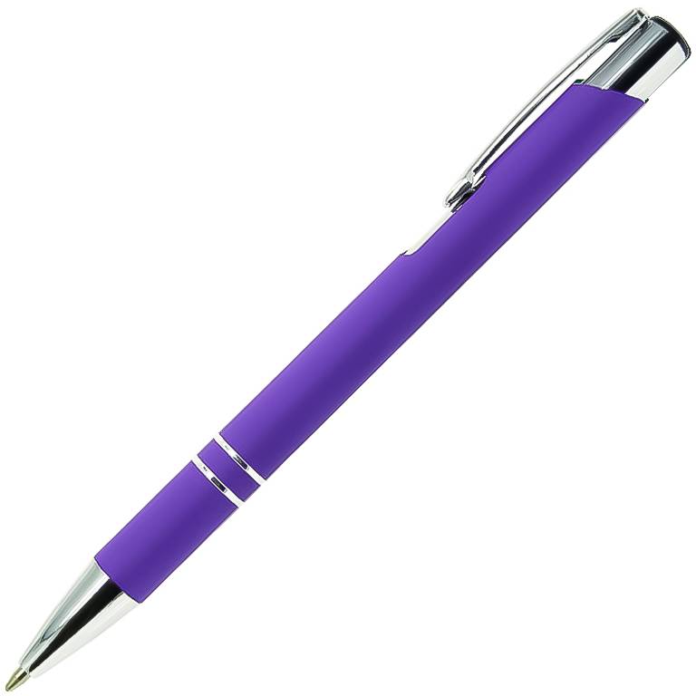 Ручка шариковая Legend Soft Touch Requis, фиолетовая