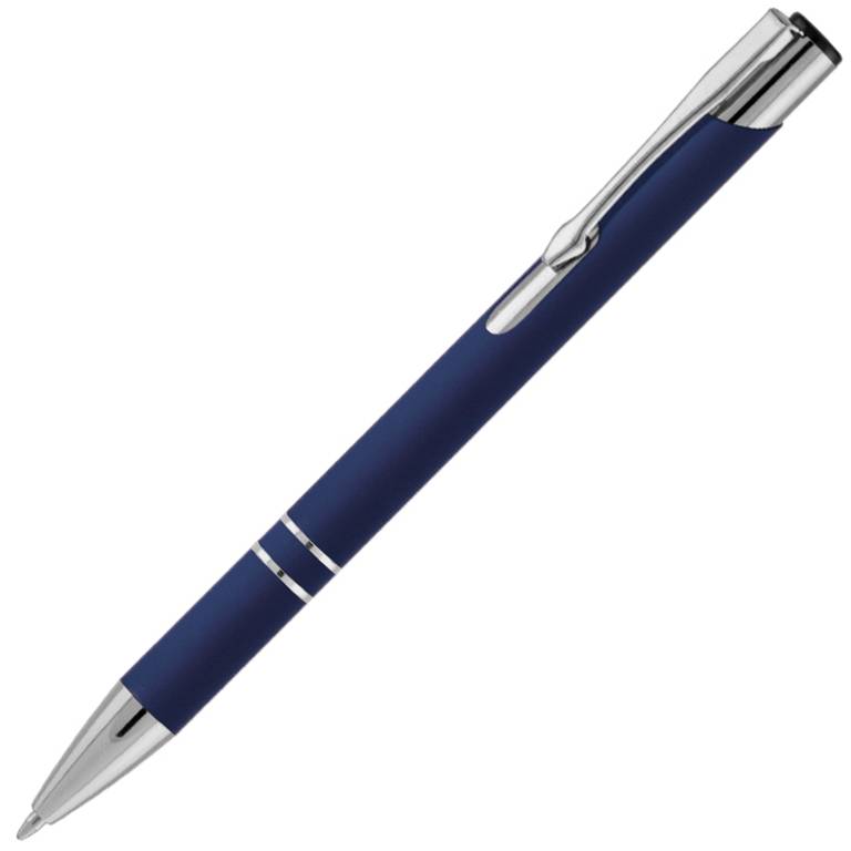 Ручка шариковая Legend Soft Touch Requis, темно-синяя