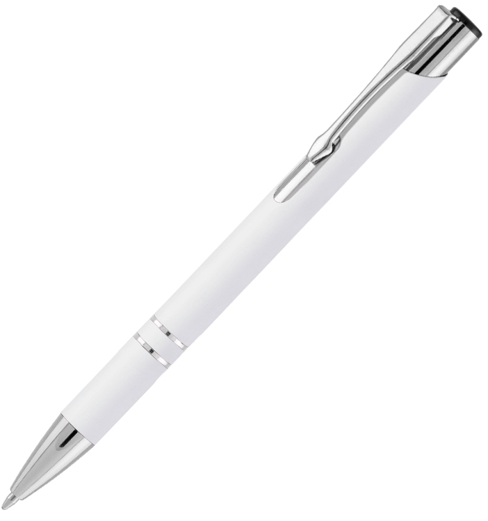 Ручка шариковая Legend Soft Touch Requis , белая