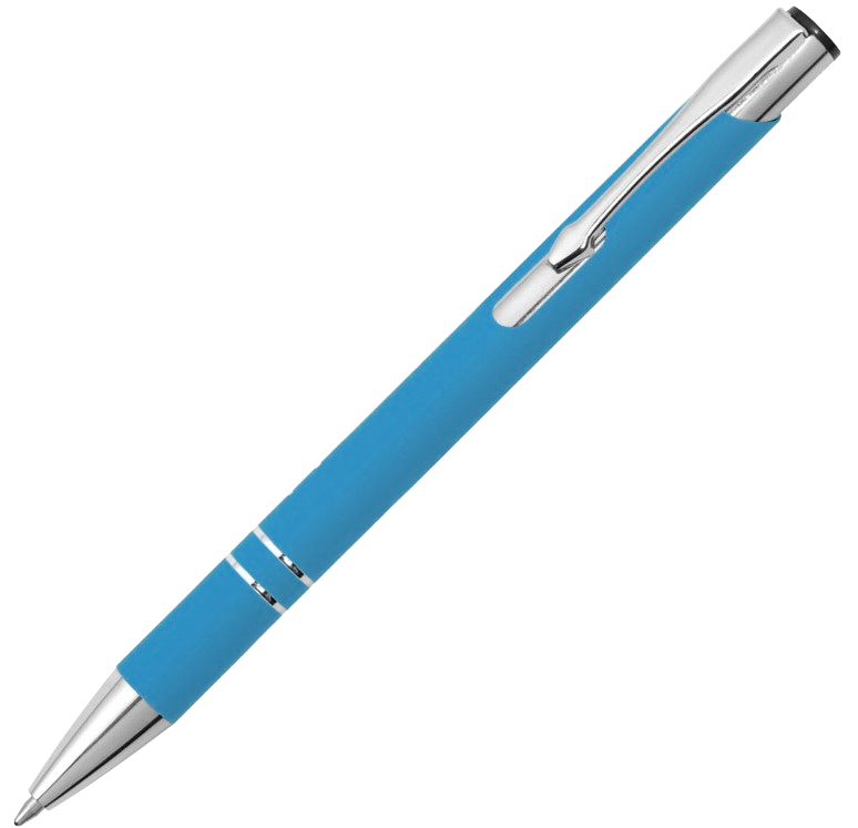 Ручка шариковая Legend Soft Touch Requis, голубой