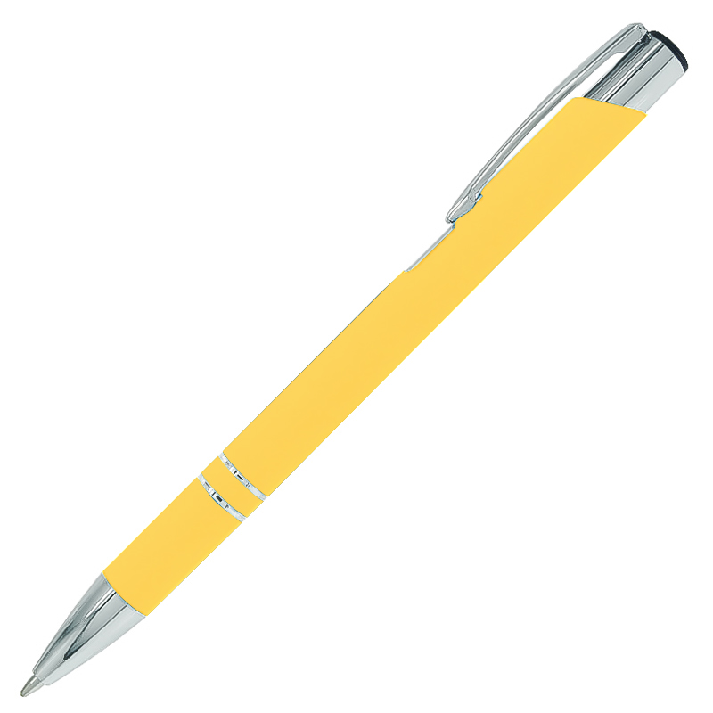 Ручка шариковая Legend Soft Touch Requis, желтая