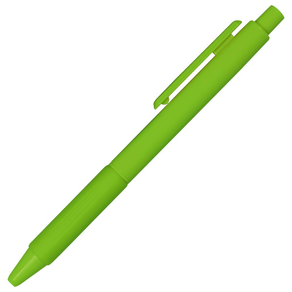 Ручка шариковая Flora Color с полугелиевым стержнем, салатовая