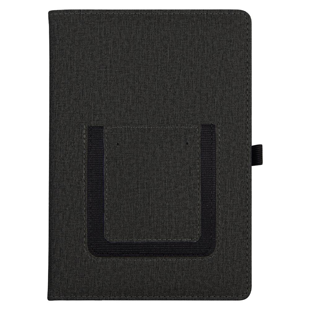 Ежедневник  Smart Wallet Cambric  A5, черный, недатированный, в твердой обложке с поролоном