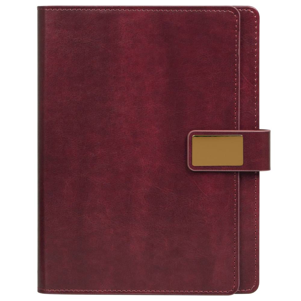 Ежедневник Alfa Brandy Business Edition B5 бордовый, в подарочной коробке