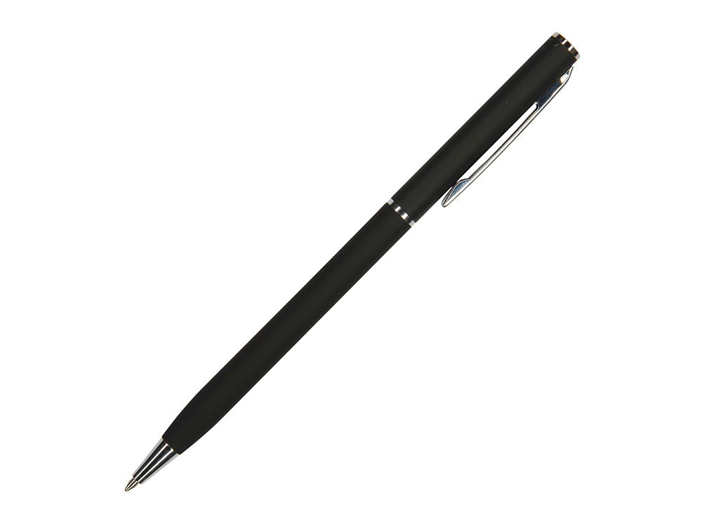 Ручка шариковая автоматическая BrunoVisconti® PALERMO цвет корпуса черный, soft-touch, 0.7 мм