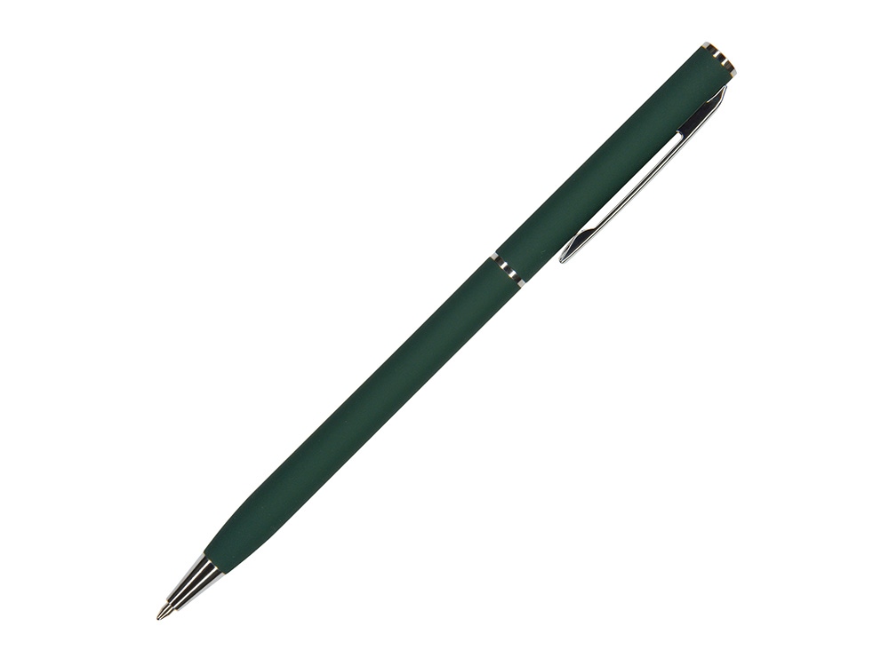 Ручка шариковая автоматическая BrunoVisconti® PALERMO цвет корпуса зеленый, soft-touch, 0.7 мм