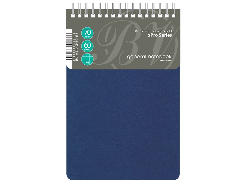 Бизнес - блокнот А5 (135 х 198 мм.) xPro 60 л., синий