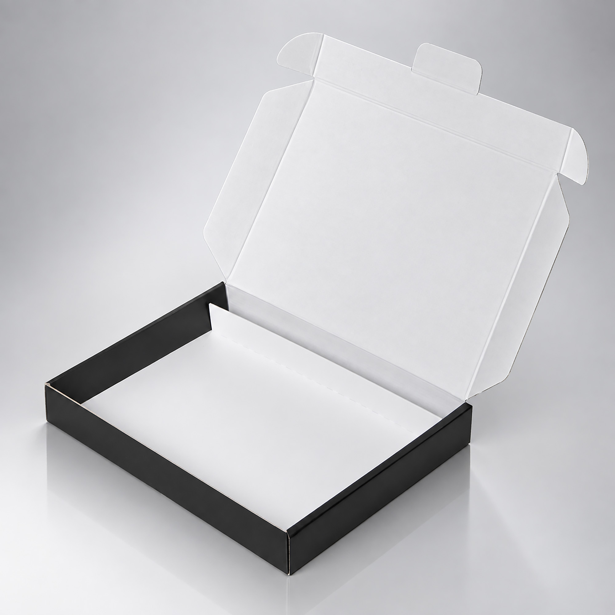Подарочная коробка под ежедневник и ручку Дуэт, черный