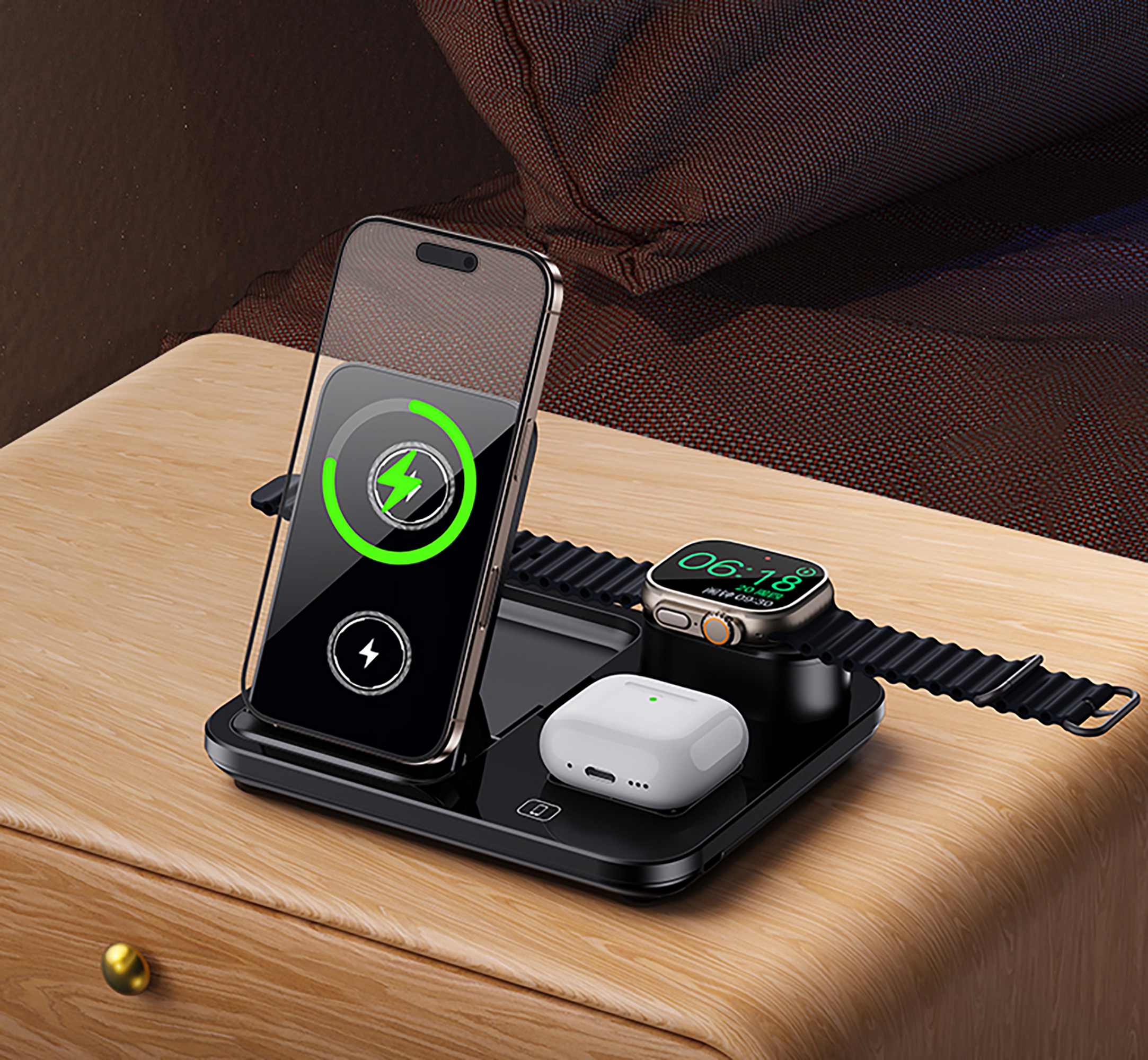 Беспроводная (15W) зарядная станция 