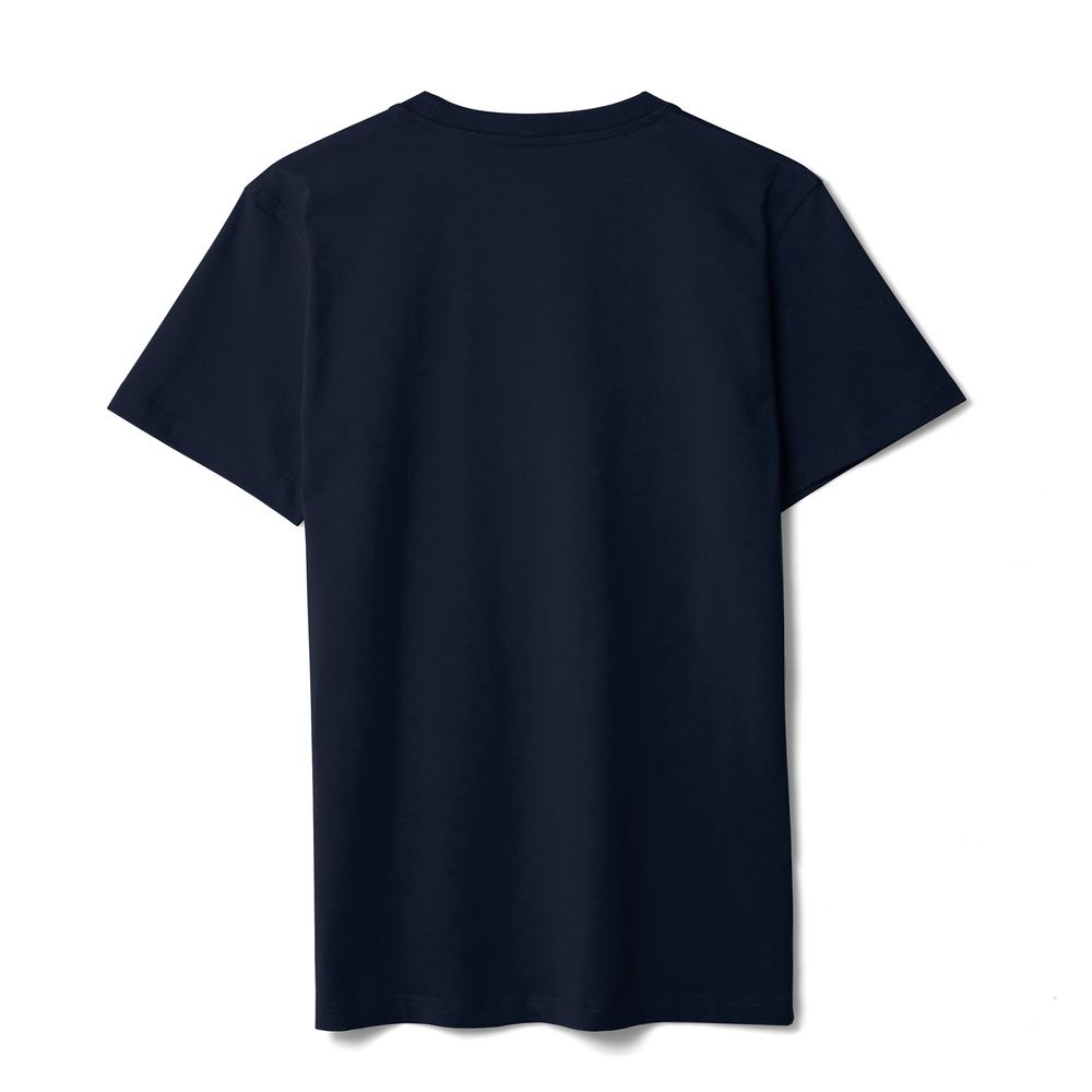 Футболка мужская T-bolka Stretch, темно-синяя (navy), размер L
