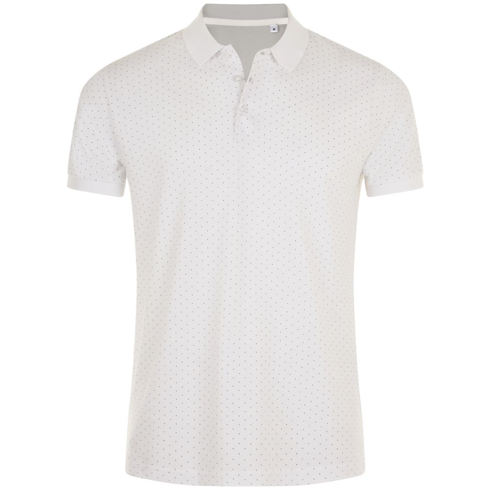 Рубашка поло мужская Brandy Men, белая с темно-синим, размер XXL