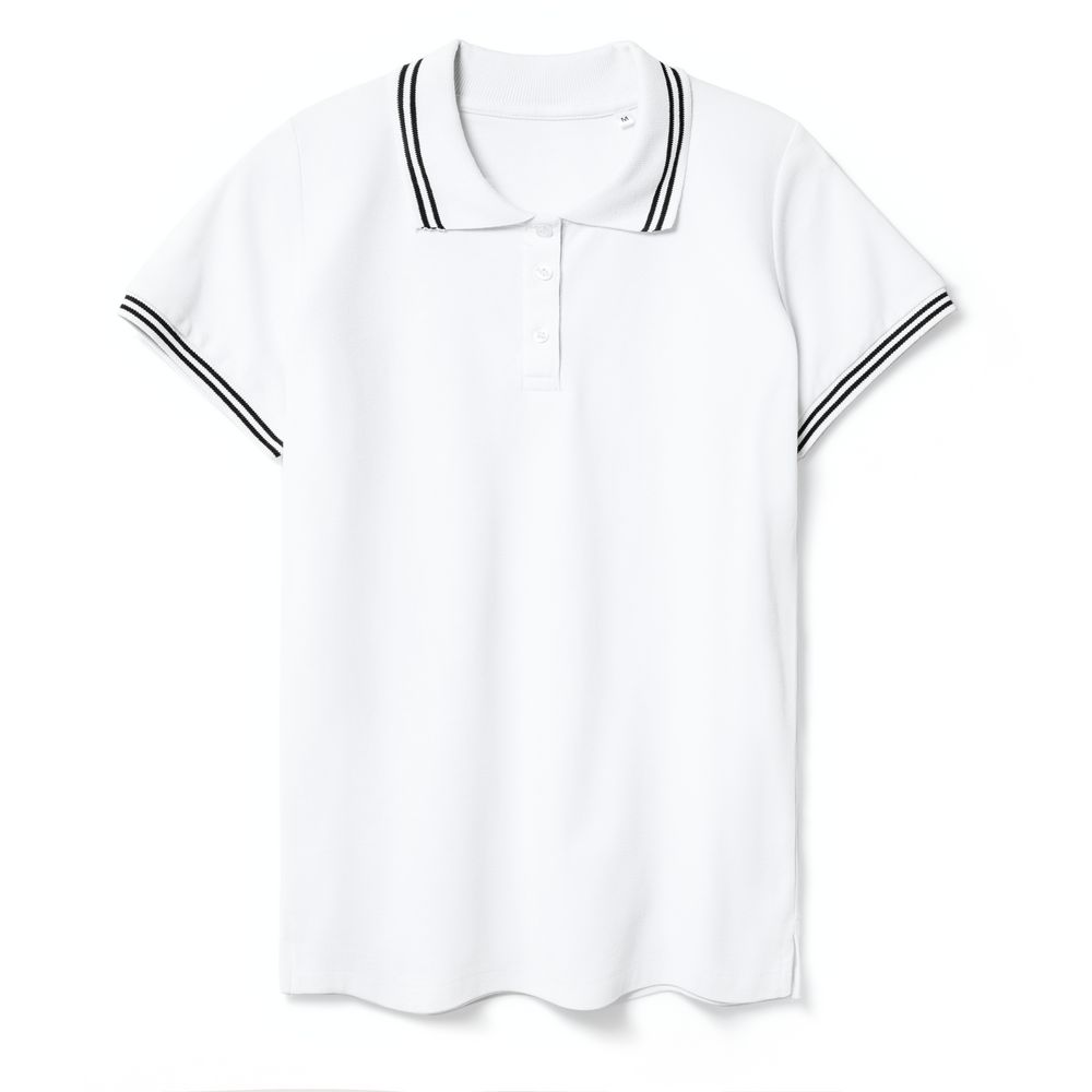 Рубашка поло женская Virma Stripes Lady, белая, размер XL