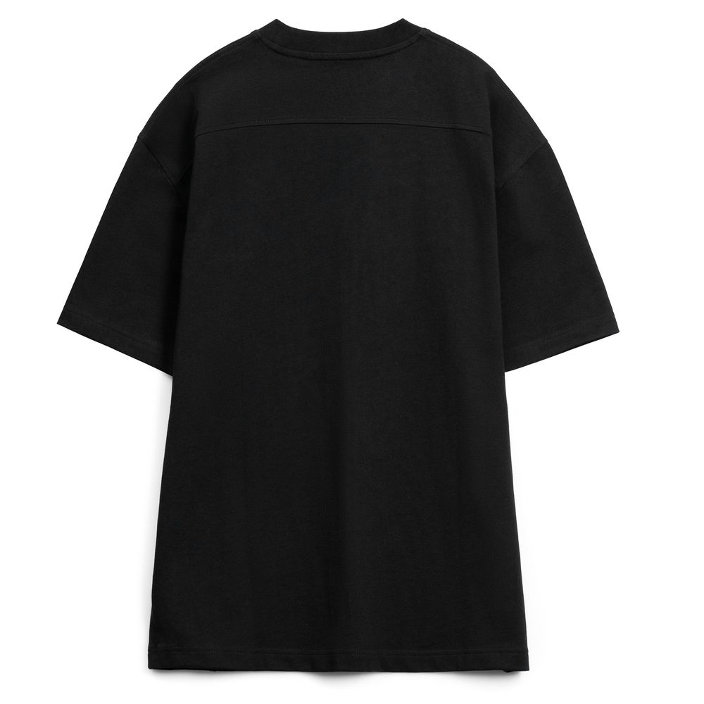 Футболка оверсайз унисекс Sideline, черная, размер XL/XXL