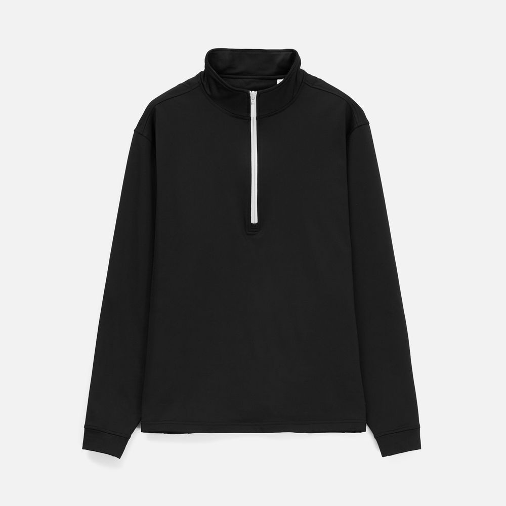 Свитшот на молнии из бифлекса Morfiss, черный, размер XL/XXL