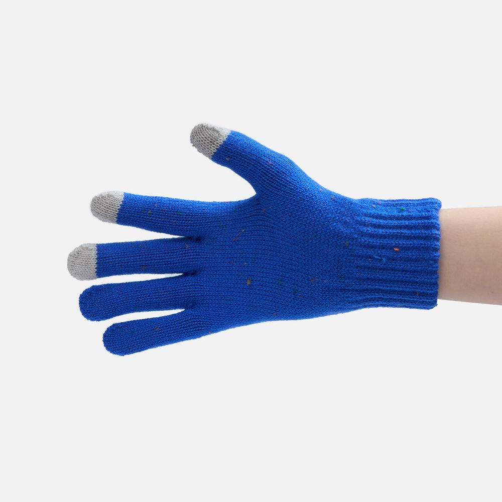 Перчатки сенсорные Spotti Senso, синие, размер S/M