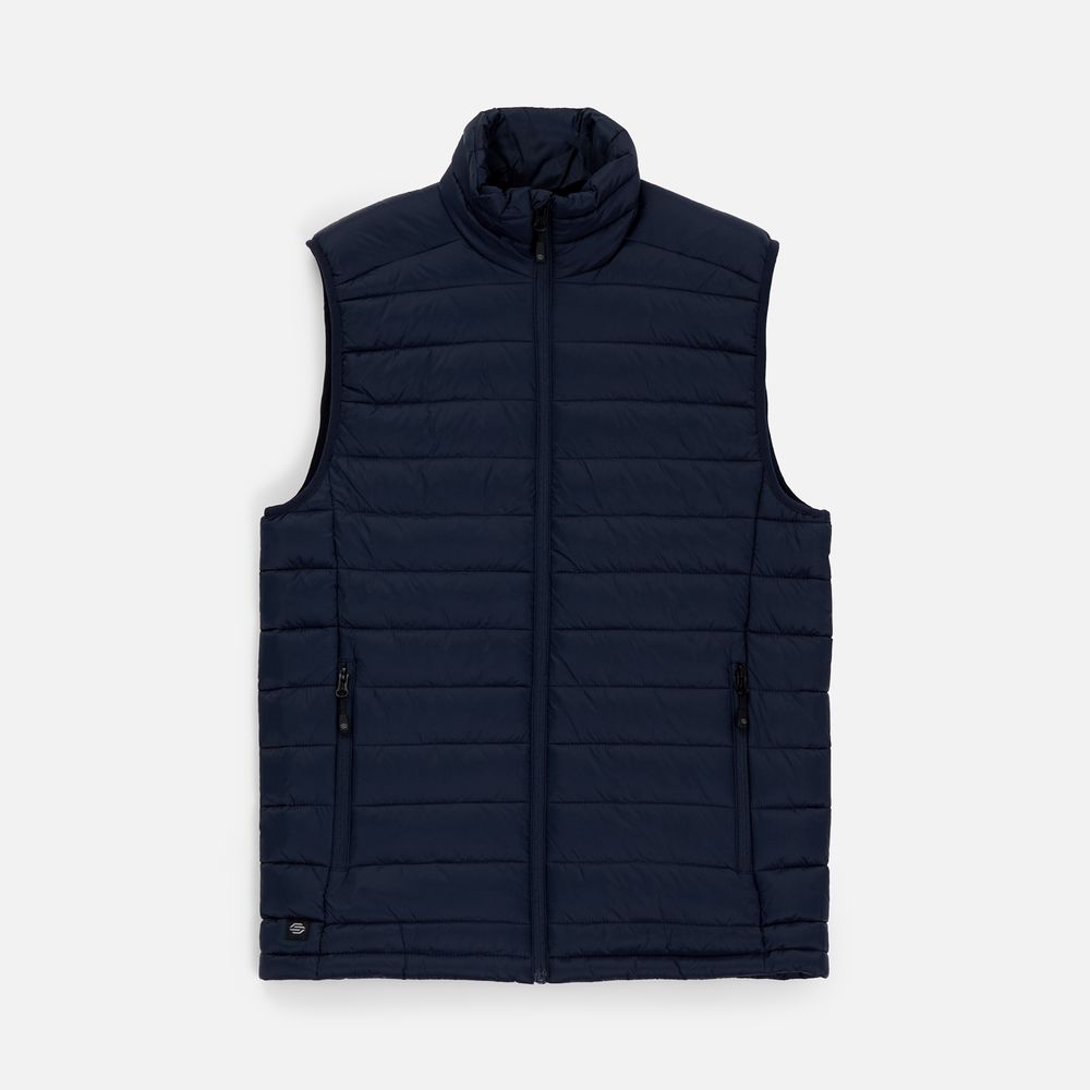 Жилет компактный мужской Stavanger, темно-синий с серым (navy), размер S