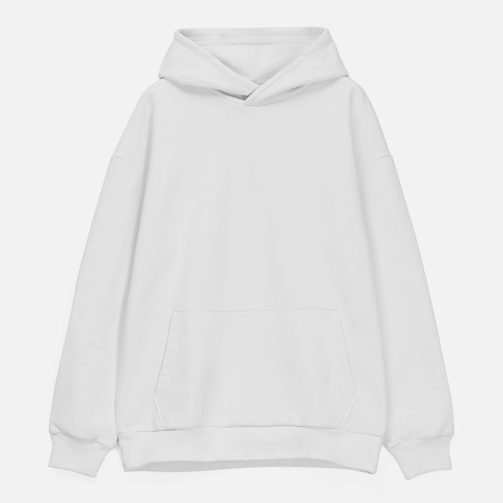 Худи унисекс оверсайз Daylero, белое, размер XL/XXL