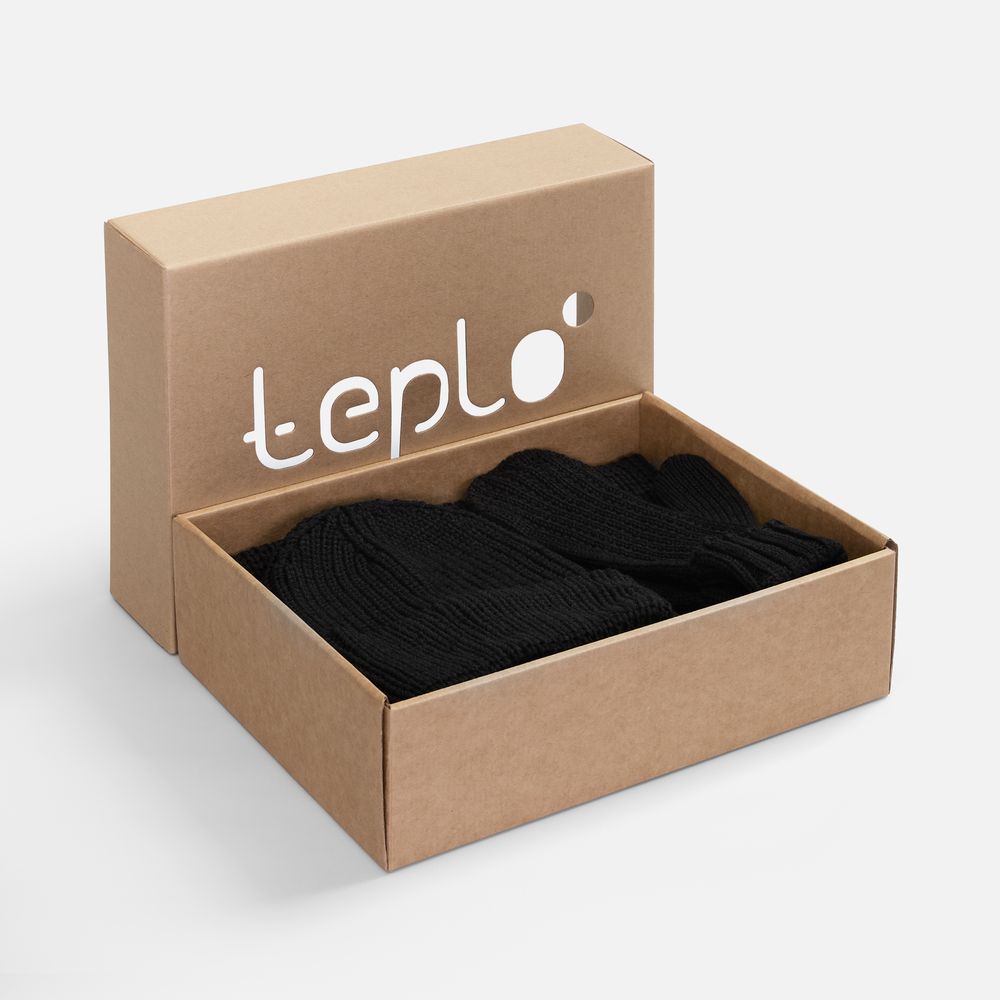 Набор Nordkyn Full Set с шарфом, черный, размер L/XL