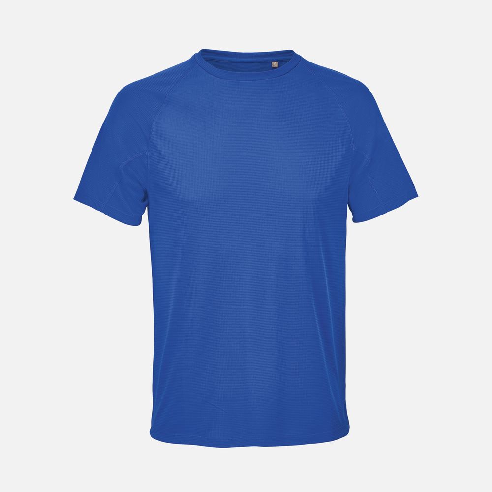 Футболка спортивная унисекс Vortex, ярко-синяя (roayl), размер S