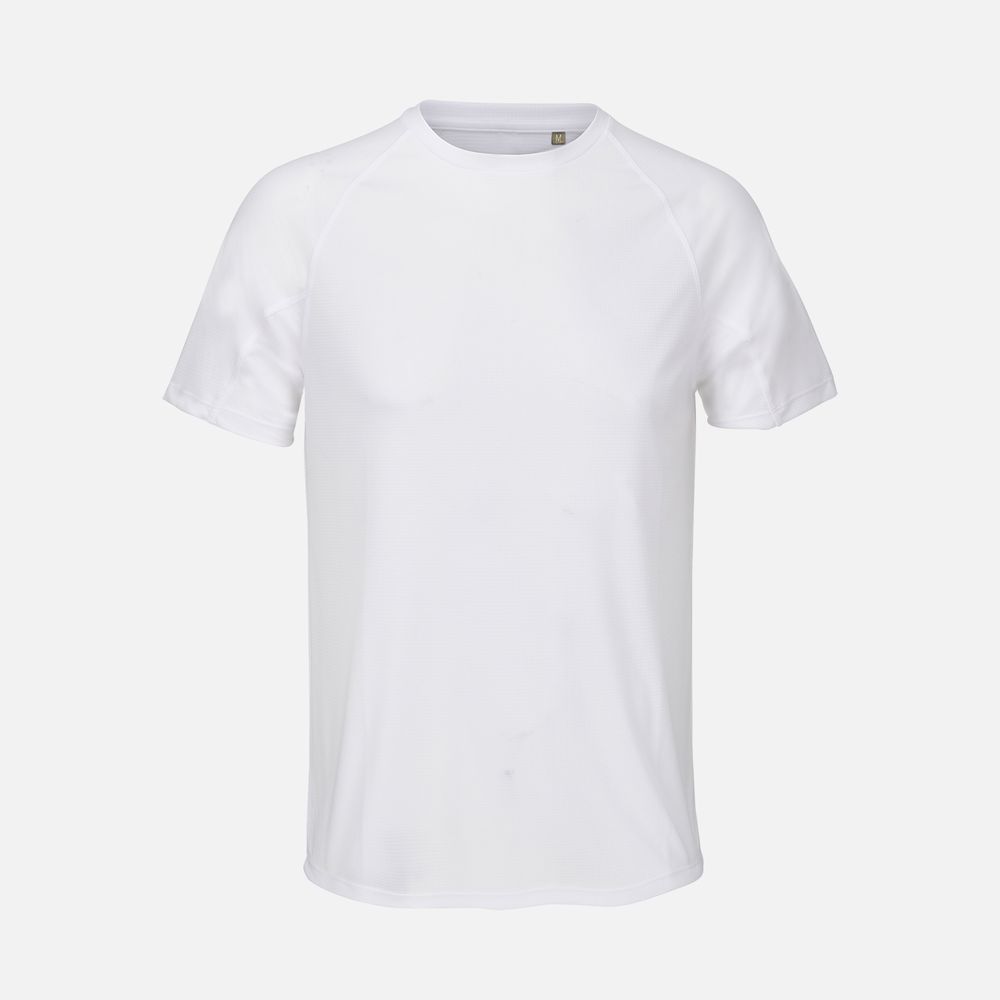 Футболка спортивная унисекс Vortex, белая, размер XXL