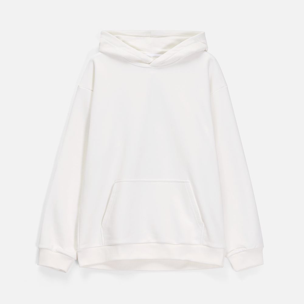 Худи унисекс оверсайз Songo, молочно-белое, размер 3XL/4XL