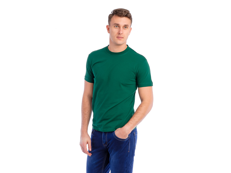 Футболки «ПРОМО» 180 г/м2, цвет - «тёмно-зелёный»