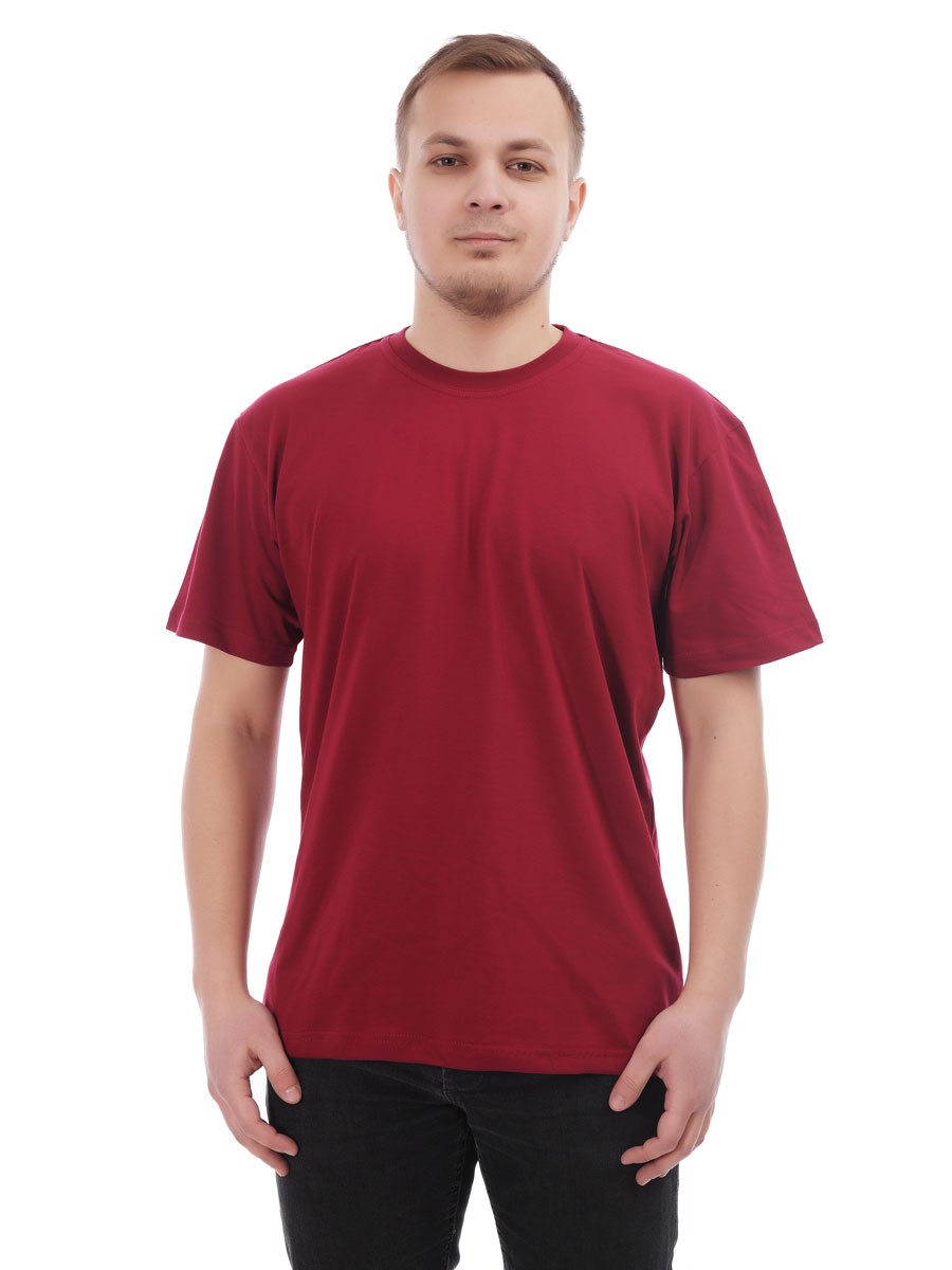 Футболка ТОП «Промо» 170 г/м2, цвет - «бордовый»
